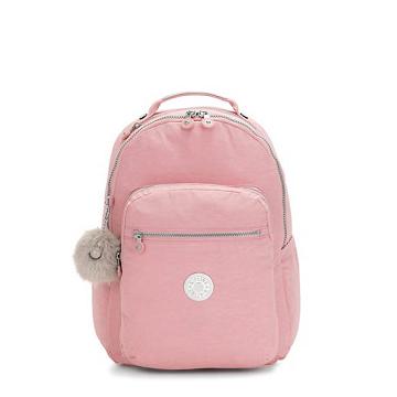 Kipling Seoul Large 15" Backpack Laptop Bags Bridal Rose | AU 1651AH